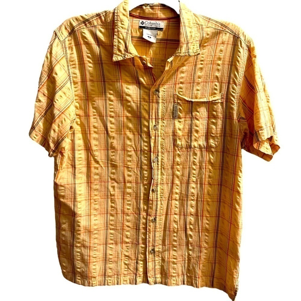 Columbia Hiking Button Down Shirt Size Medium